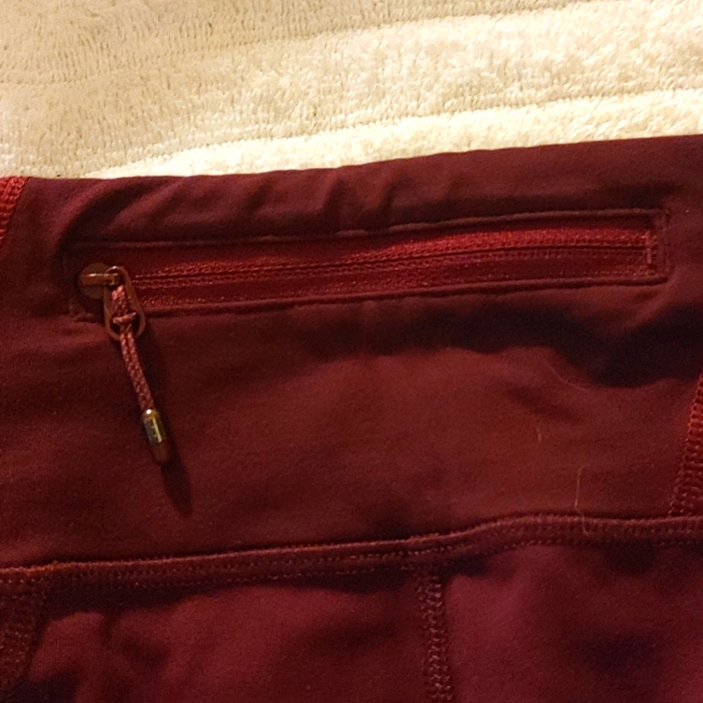 Lululemon burgundy leggings